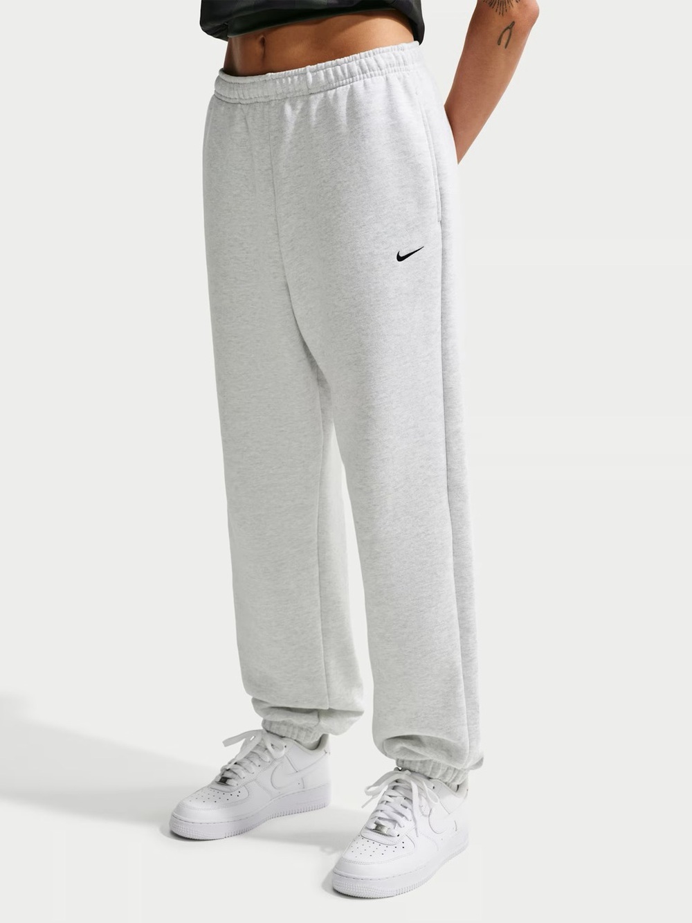 Nike Studio Fleece High-Rise Oversized Cuffed Sweatpants